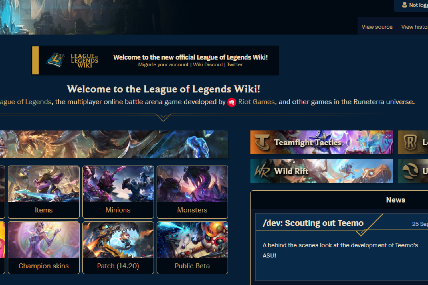 Wiki league of legends