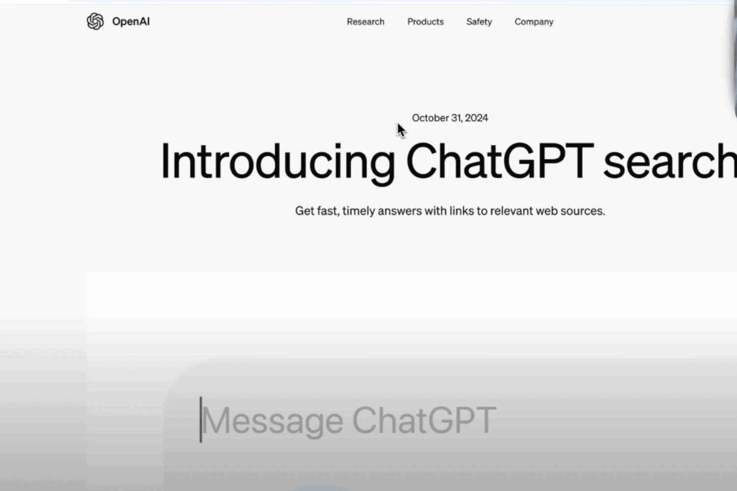 ChatGPT search IA