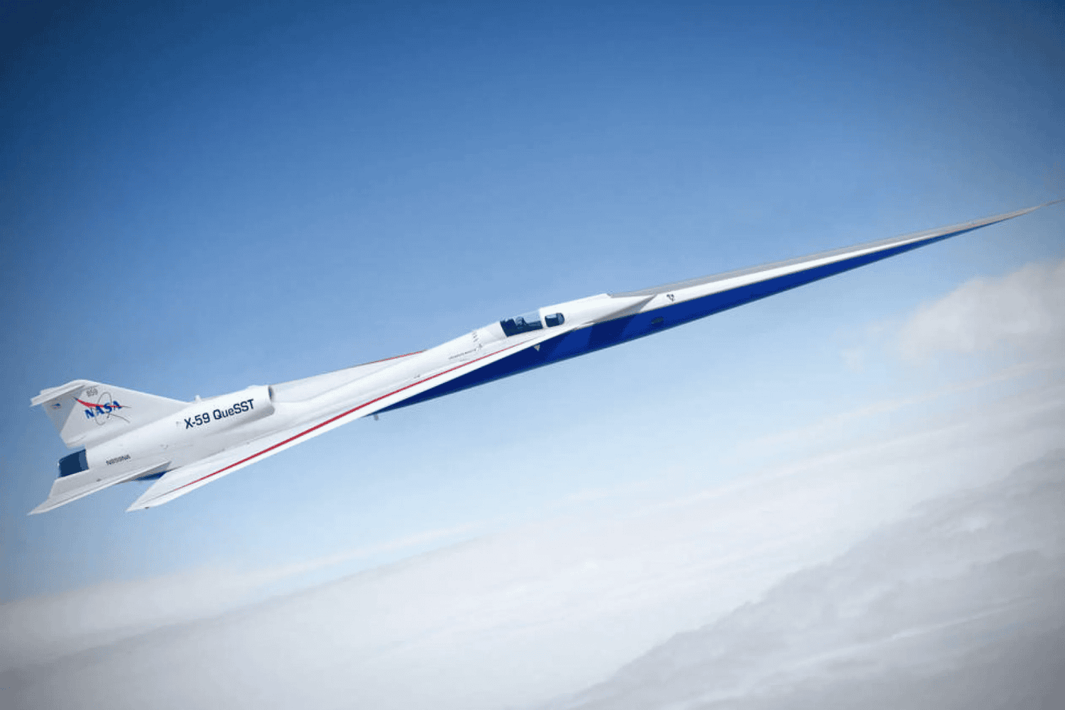 X-59: el avión supersónico silencioso de la NASA