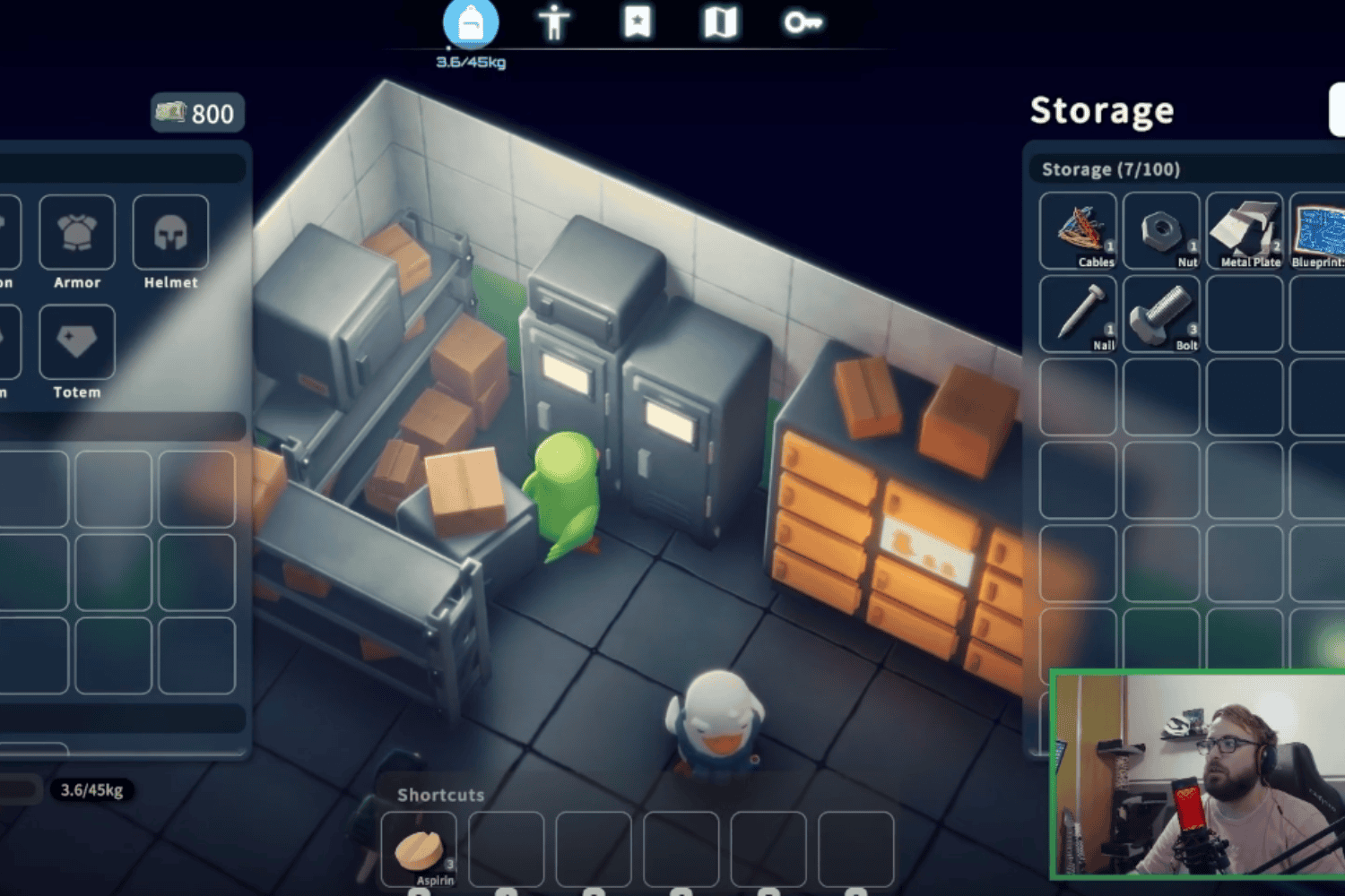 Escape from Duckov construcción base