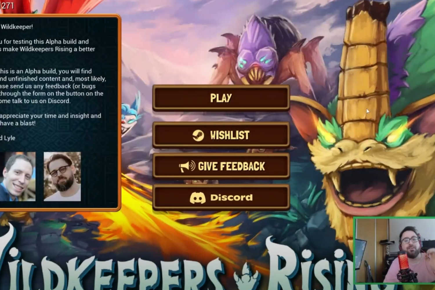 Un nuevo giro en el género bullet hell: Wildkeepers Rising combina acción y colección de monstruos