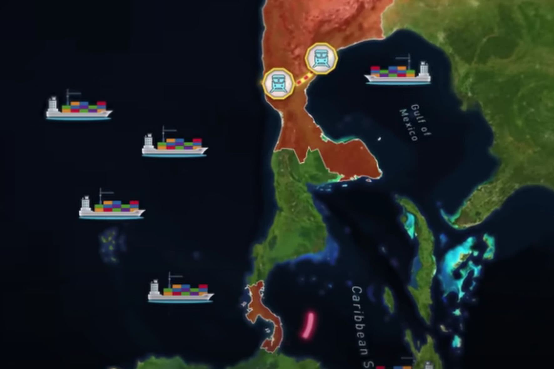 Tren interoceánico de México