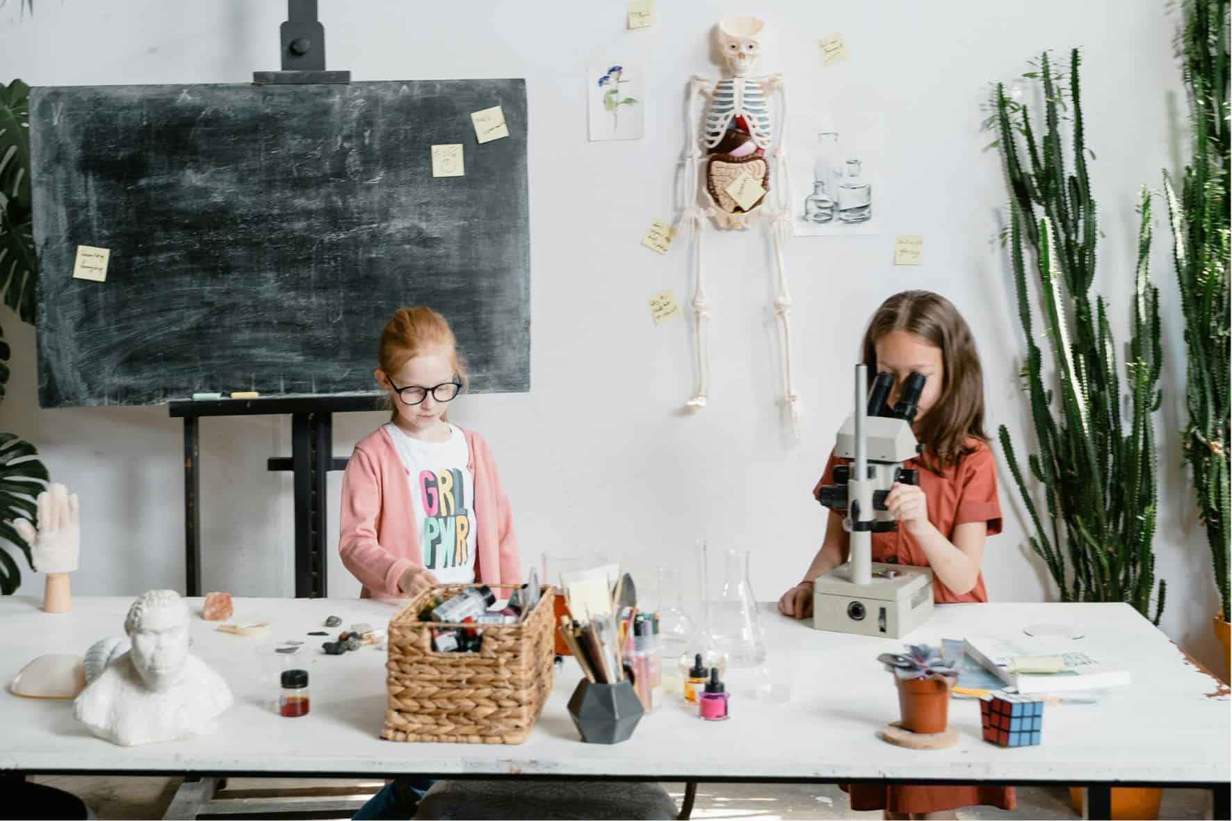 Niños en la ciencia
