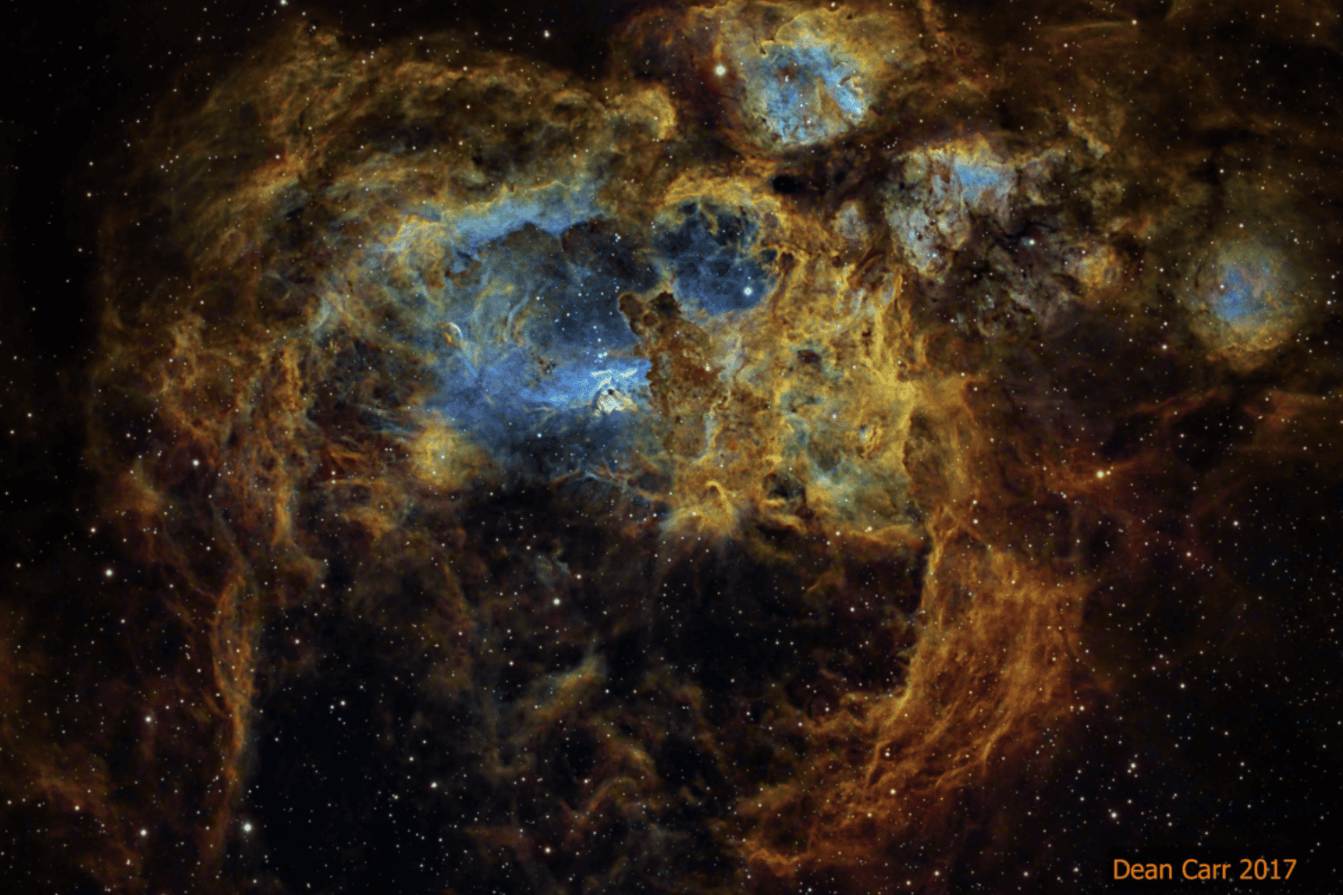 El James Webb revela un mapa estelar oculto en la Nebulosa de la Langosta