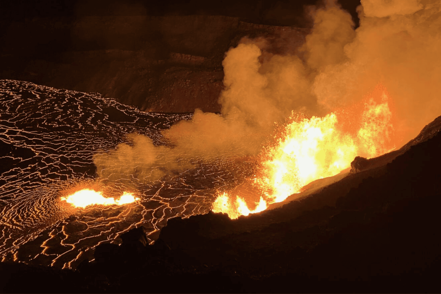 La erupción intermitente del Kilauea: espectáculo natural y ciencia en acción