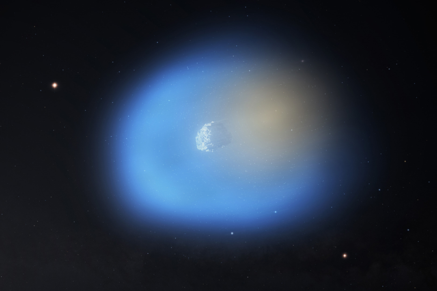 ALMA detecta grandes cantidades de alcohol en un cometa que viene de otro sistema estelar