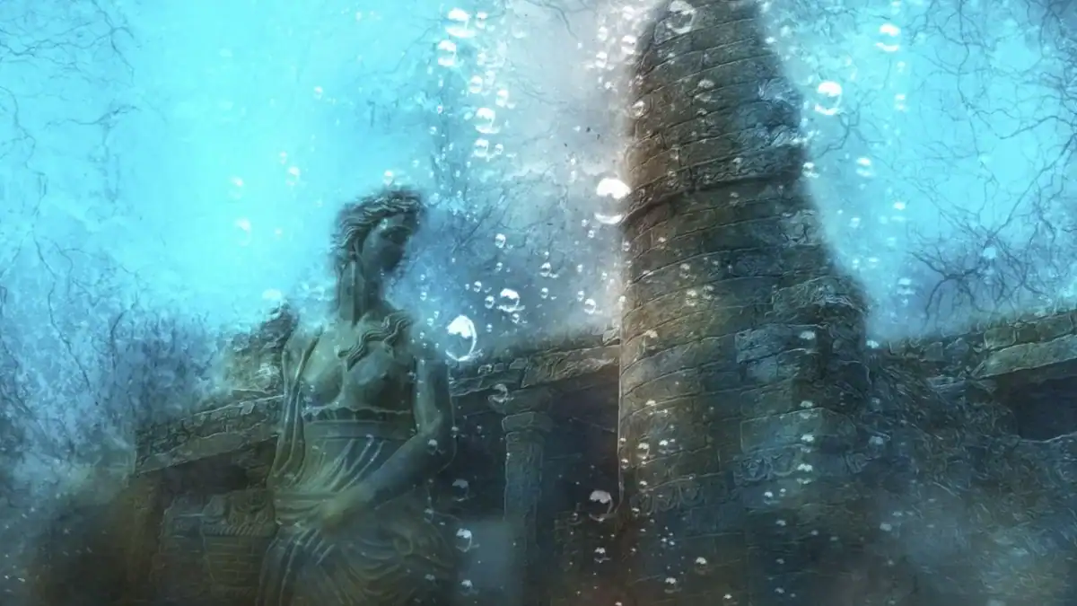 o es la atlántida, pero casi: una ciudad de 2.400 años emerge bajo el agua en turquía