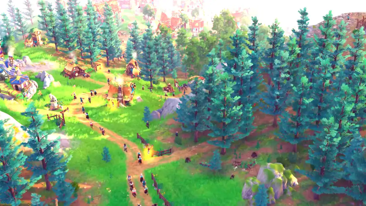 Pioneers of Pagonia con 30% de descuento: el juego de construcción con campaña, co-op y editor propio