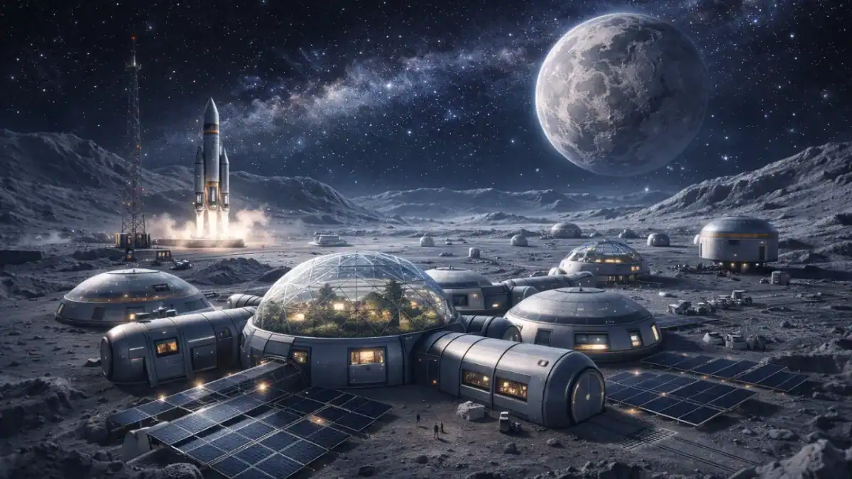 El gran problema de vivir en la luna: sobrevivir a noches de -170 °c sin energía