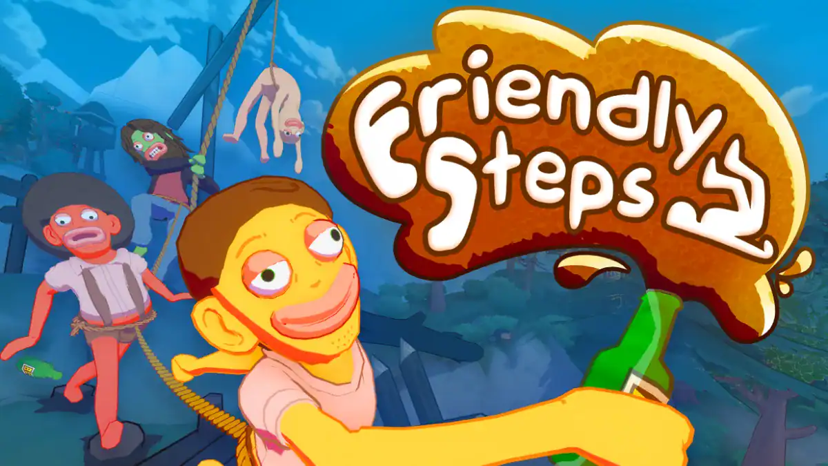 Friendly Steps tiene demo en Steam: un cooperativo de físicas donde controlas cada pierna por separado y tienes que volver a casa borracho con hasta cuatro amigos atados con una cuerda