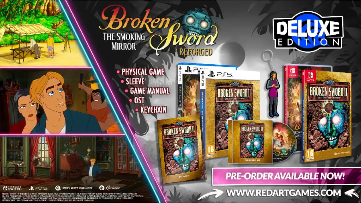 Broken Sword: The Smoking Mirror: Reforged confirma edición física y traerá una sorpresa que encantará a los coleccionistas