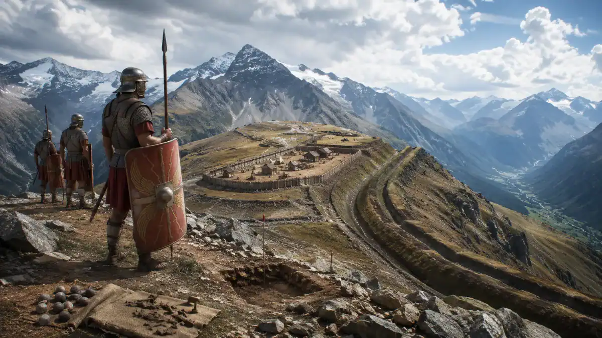Los romanos ya habían conquistado los Alpes hace 2.000 años: hallan un campamento militar a 2.200 metros