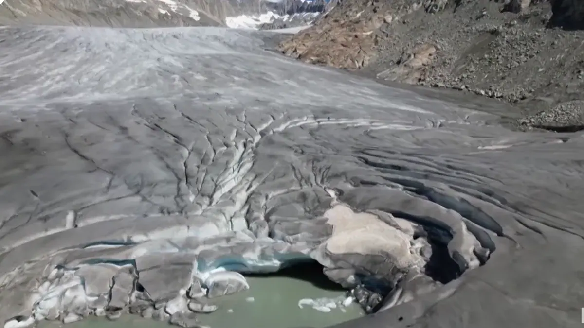 Suiza pierde sus glaciares a una velocidad alarmante: casi el 20 % del hielo desapareció en solo cinco años