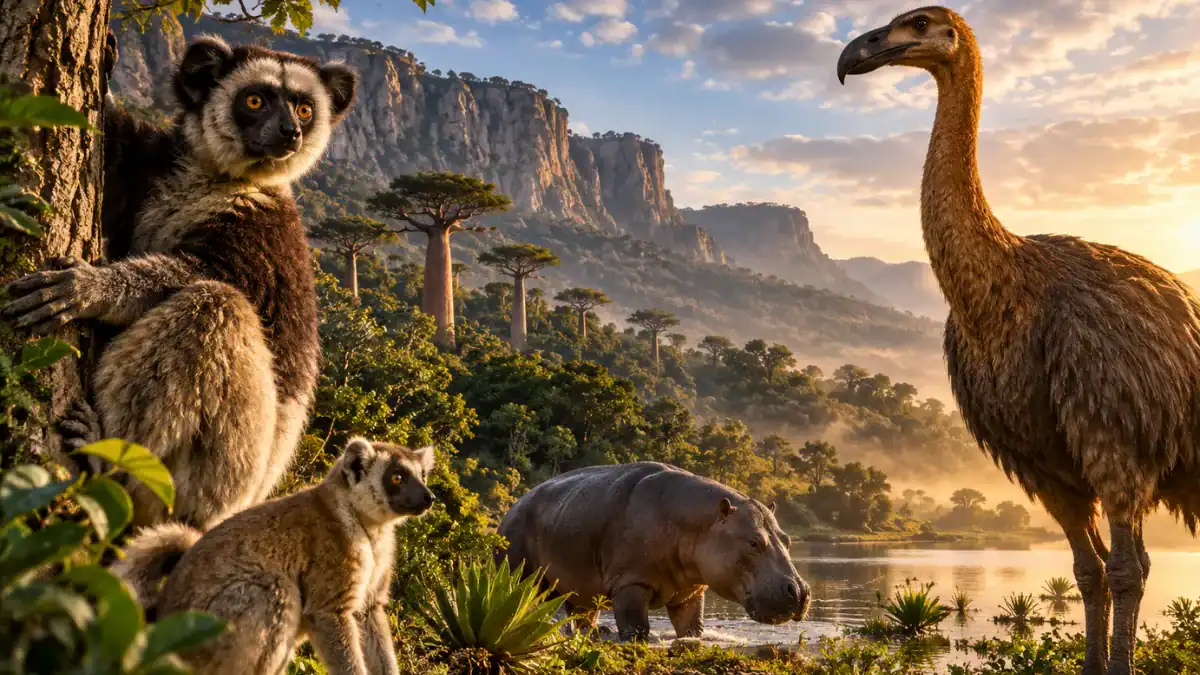 Vacas, ovejas y cabras llegaron a Madagascar hace 1.200 años: después, sus gigantes comenzaron a desaparecer