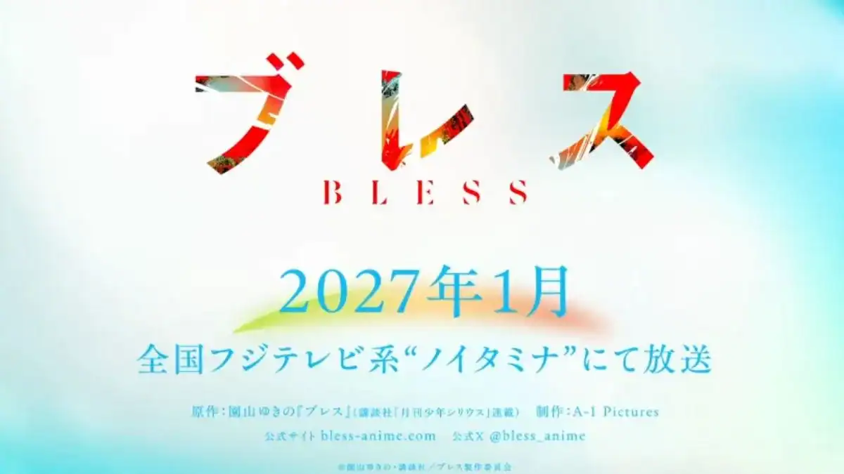 BLESS confirma la fecha oficial de estreno de su anime para enero de 2027