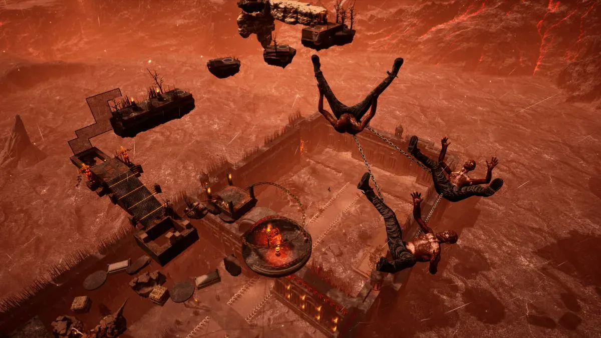 Trampas de oficina, saltos sincronizados y competencia extrema: Chained Together alista su nuevo escenario gratuito