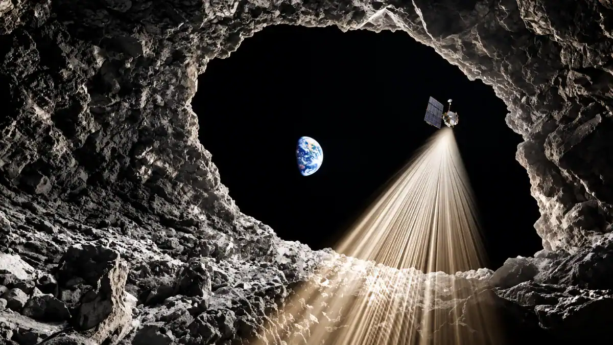 NASA quiere investigar una misteriosa fosa lunar que podría conducir a una gigantesca cueva subterránea
