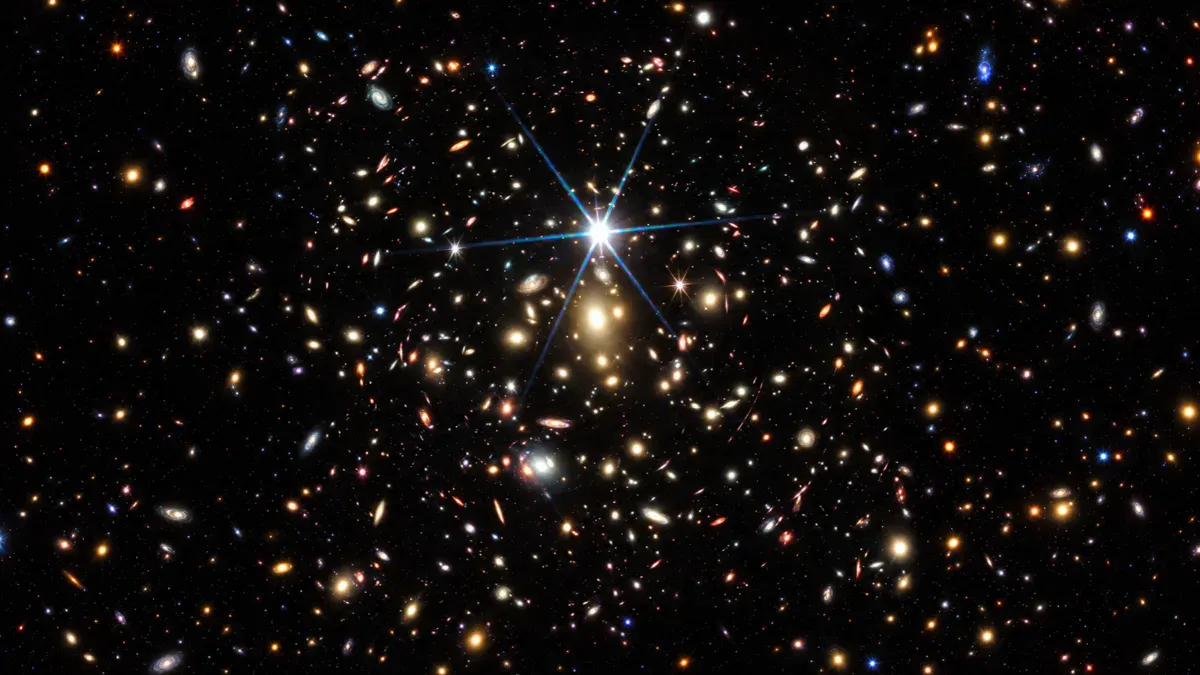 El James Webb descubre una misteriosa luz en una región del universo donde no hay estrellas ni galaxias visibles